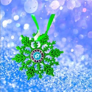 Dallas STARS Handmade Hockey Snowflake *NEW*
